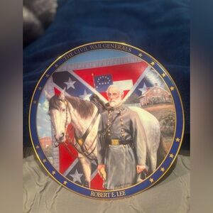 Robert E Lee Civil War Generals Collector Plate. The Hamilton Collection 1994